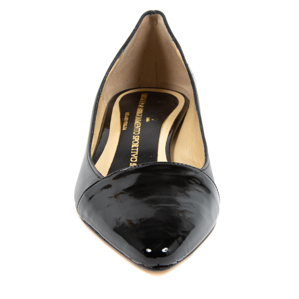 V 1969 Italia Womens Ballerina Black CHARITY