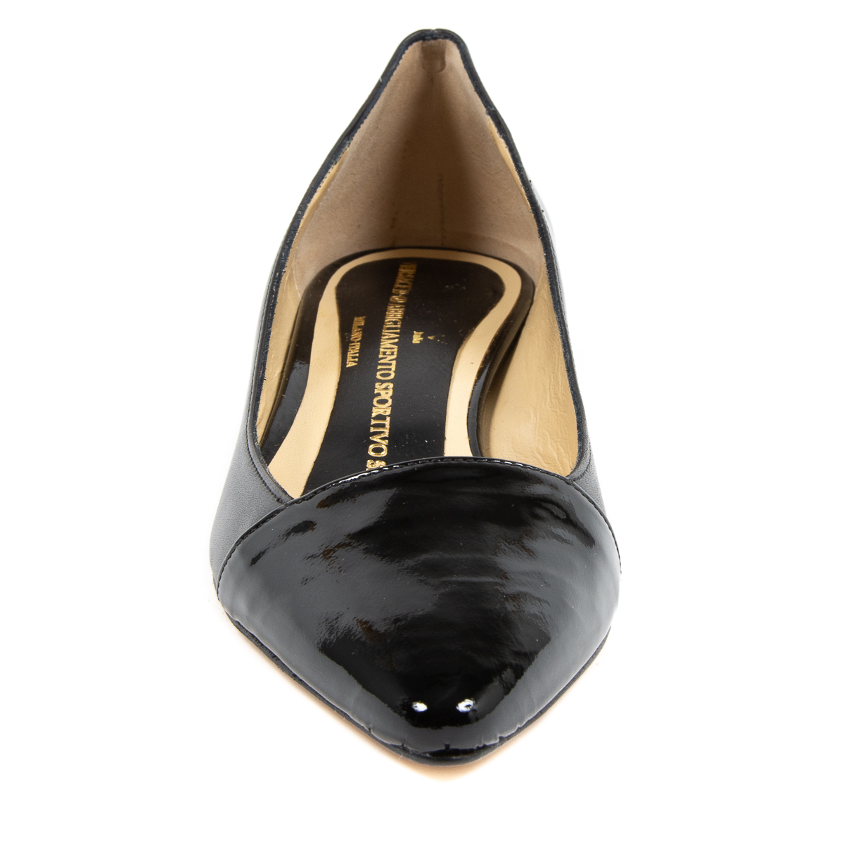 V 1969 Italia Womens Ballerina Black CHARITY