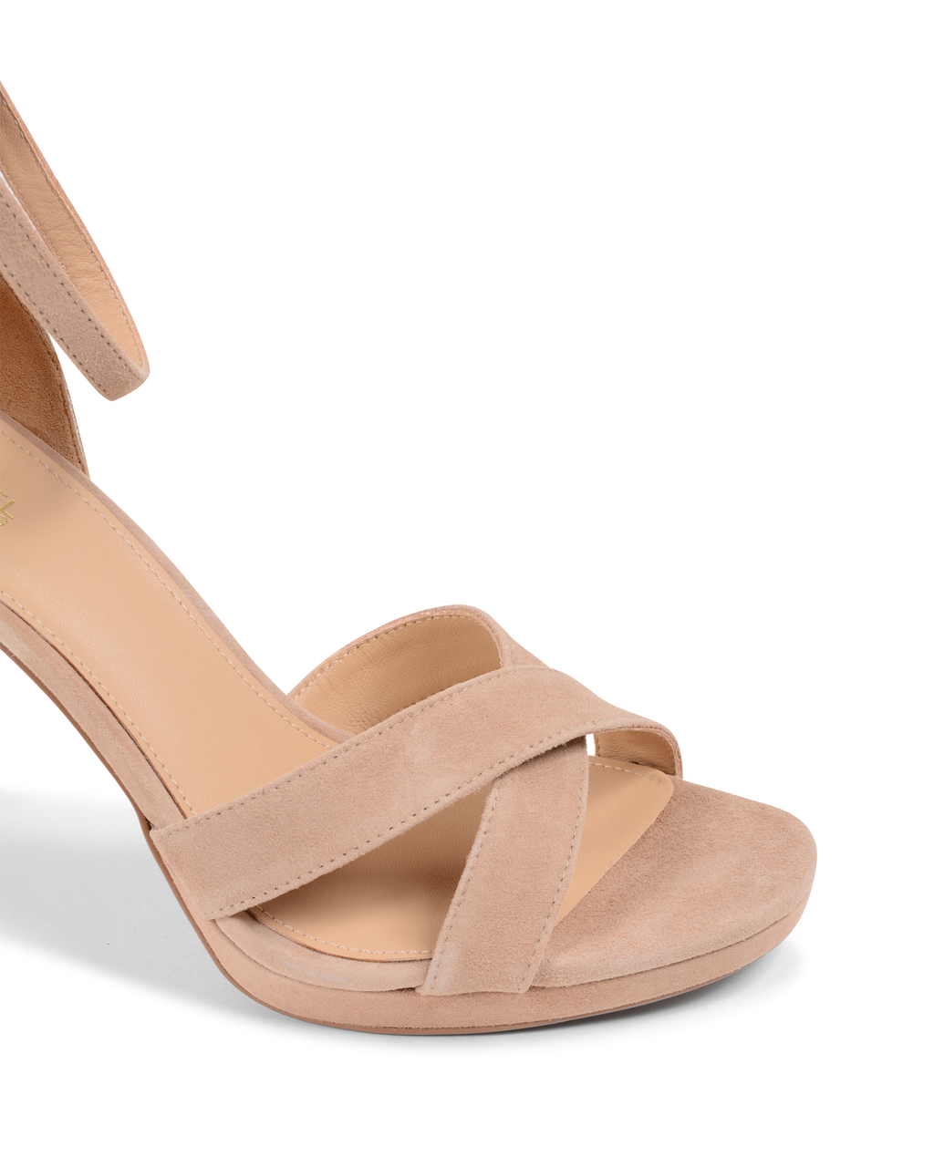 Sandalo con cinturino alla caviglia da donna Michael Kors Beige ALEXIA