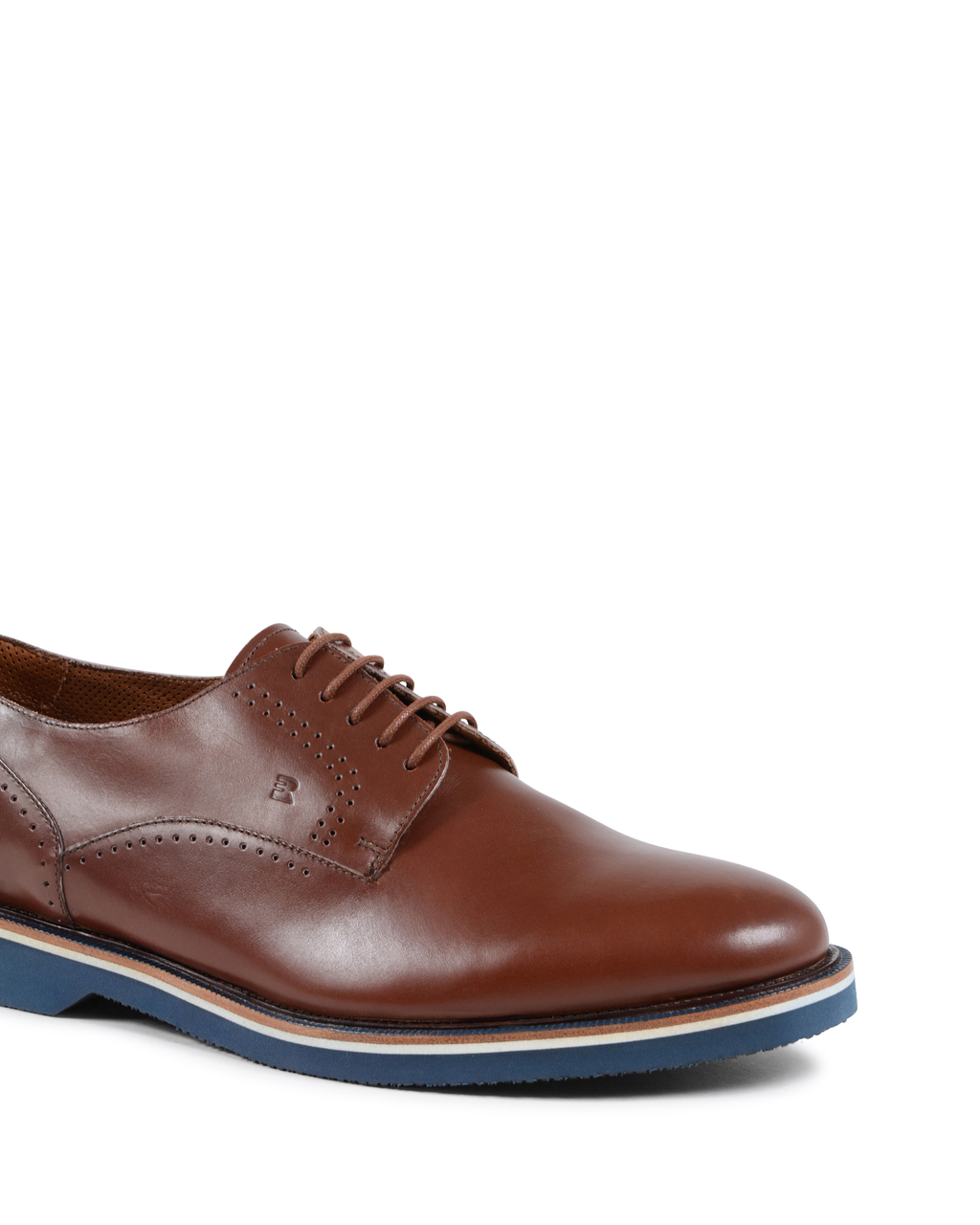 Scarpe stringate da uomo Fratelli Rossetti Marrone 45853 GALVESTON MANDORLA