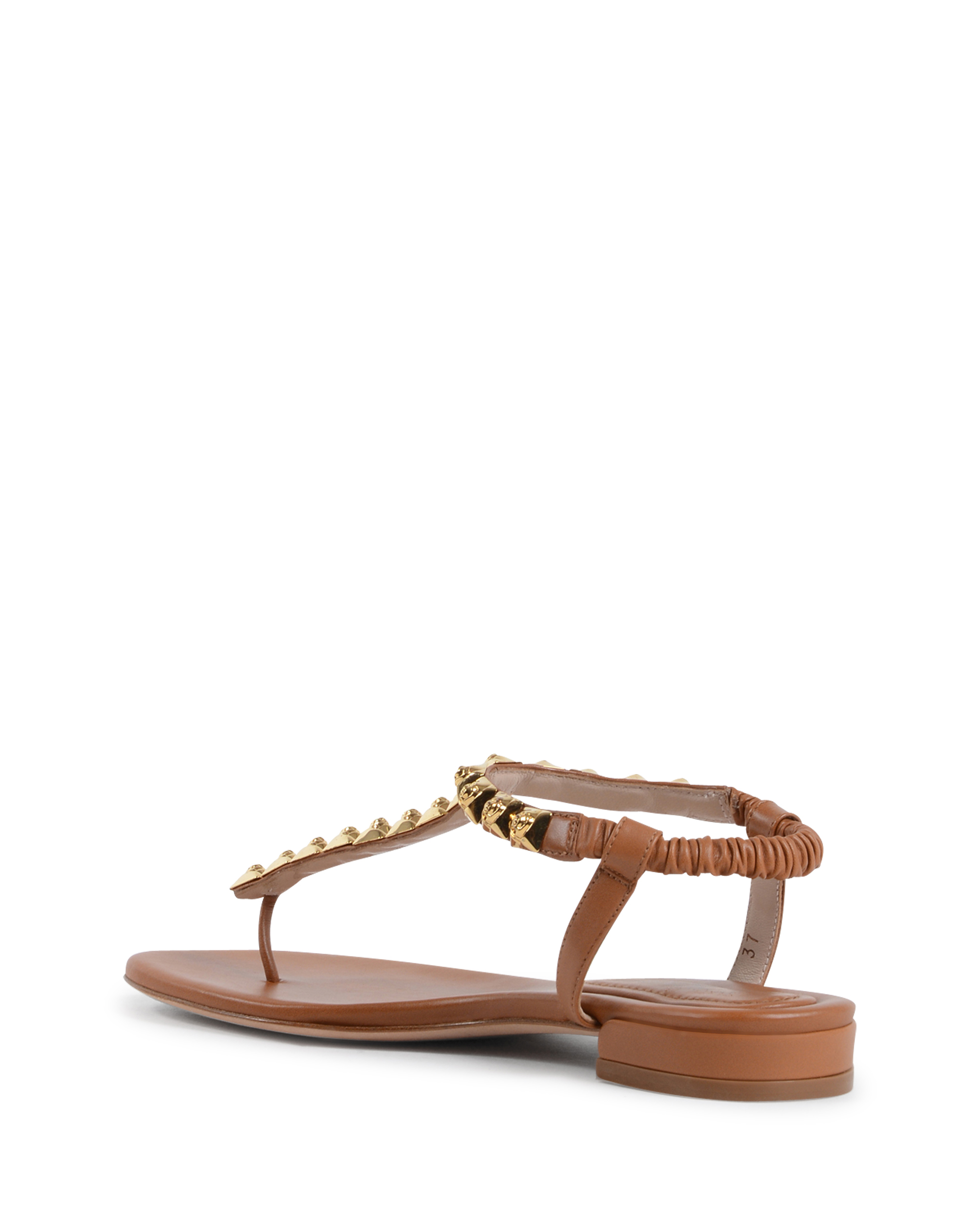 Sandalo piatto da donna Stuart Weitzman Tan ESME