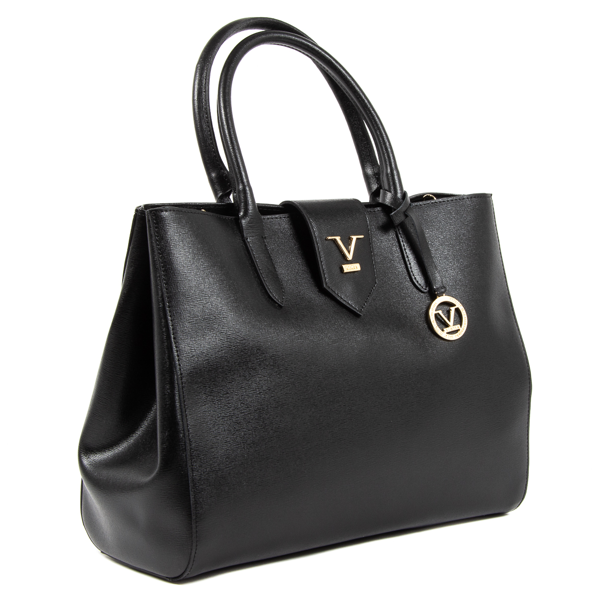V 1969 Italia Borsa da donna nera TURNER