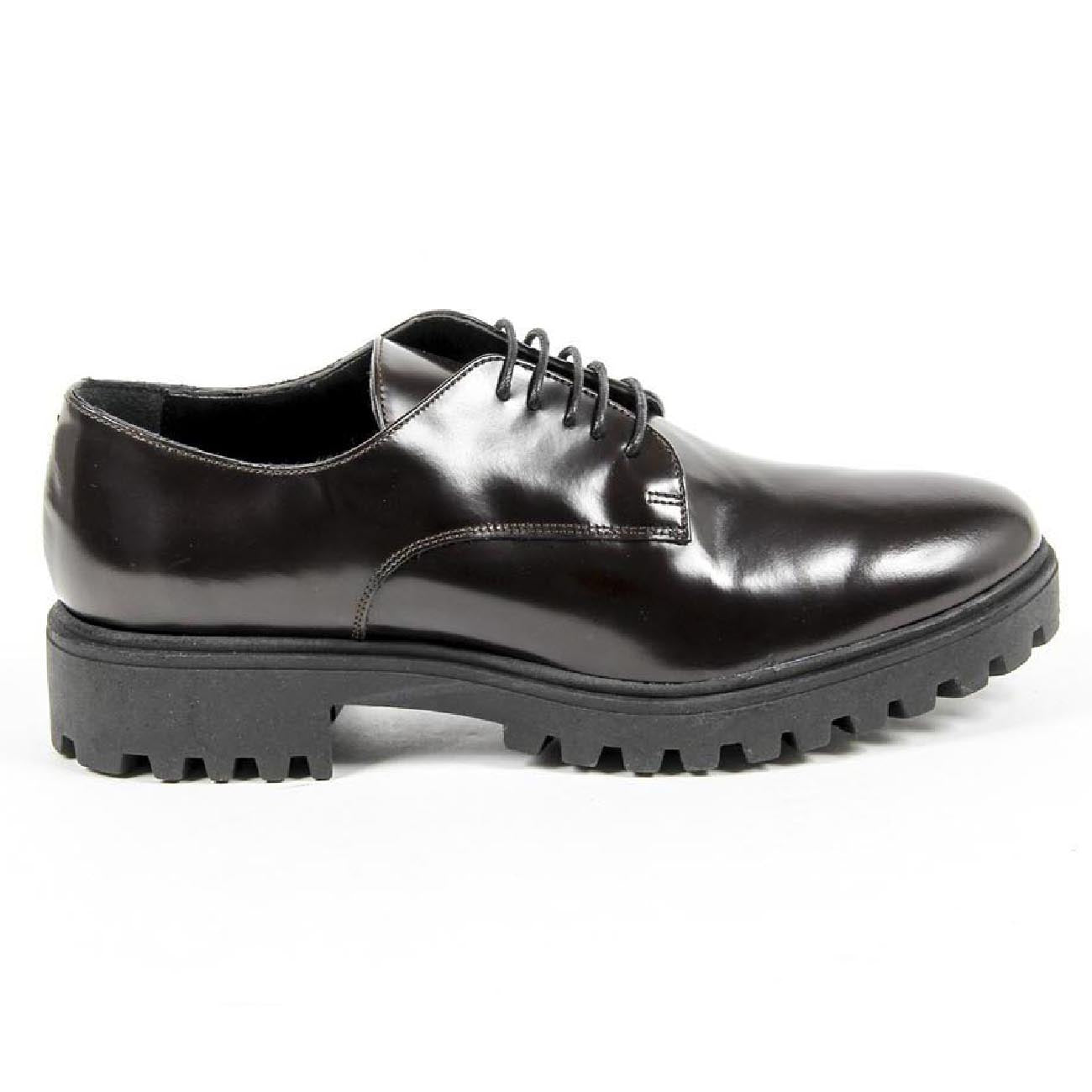 V 1969 Italia Womens Lace Up Shoe C01 ABRASIVATO MORO