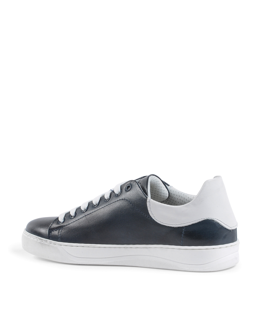 Sneaker Uomo 19V69 Italia Blu Bianco 2120 CRUST BLU PELLE BIANCO