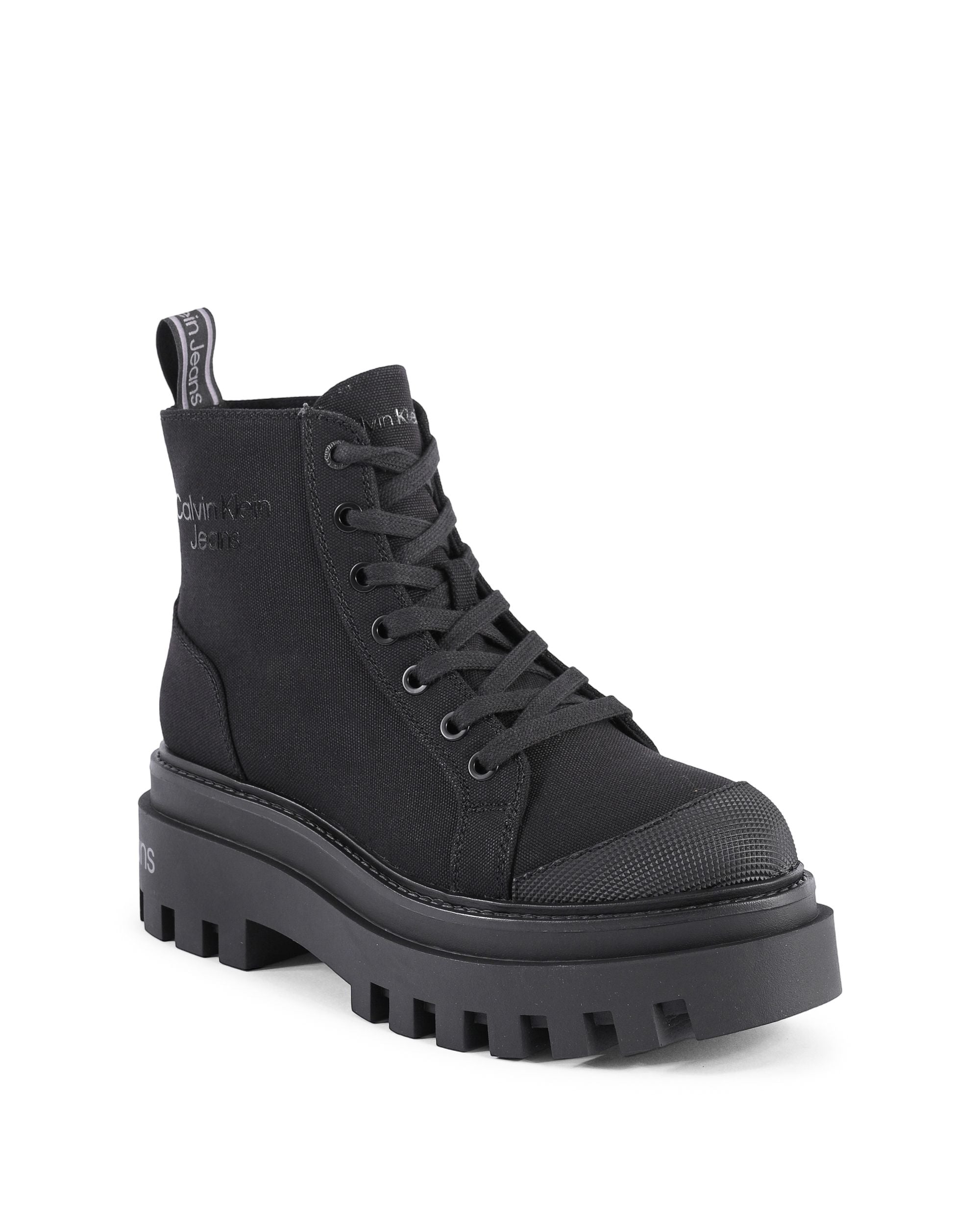 Stivali da donna Calvin Klein neri YW0YW005820GL
