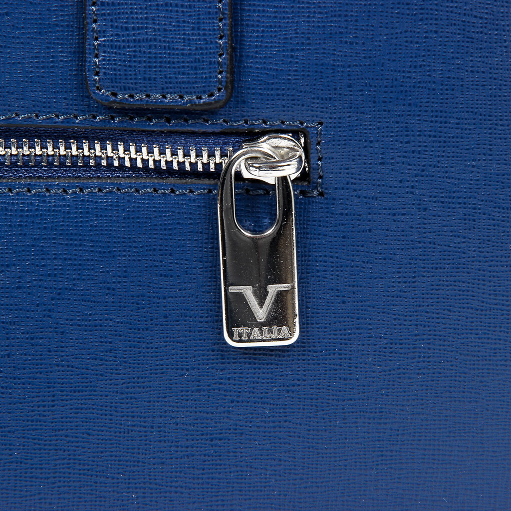V 1969 Italia Borsa da donna V006-S SAFFIANO BLU JEANS