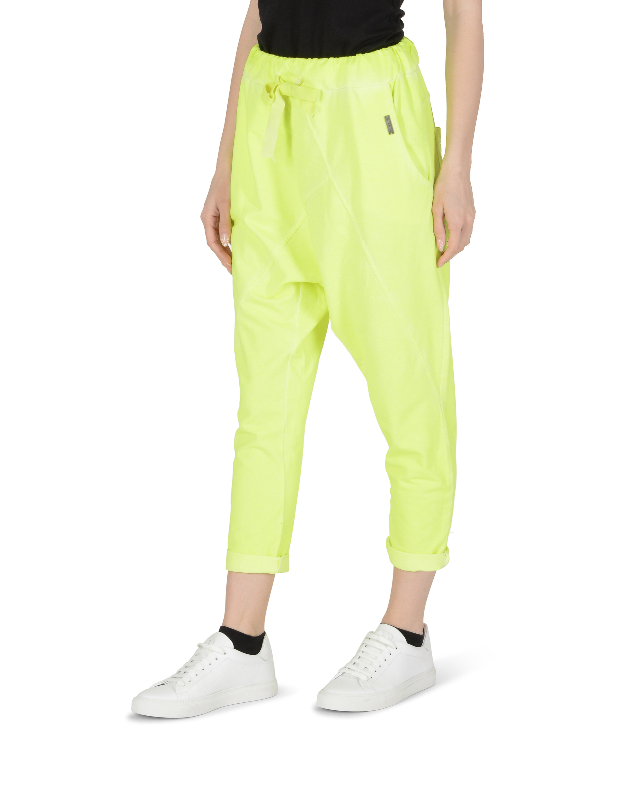 19V69 Italia Pantaloni da donna gialli FUNKY YELLOW