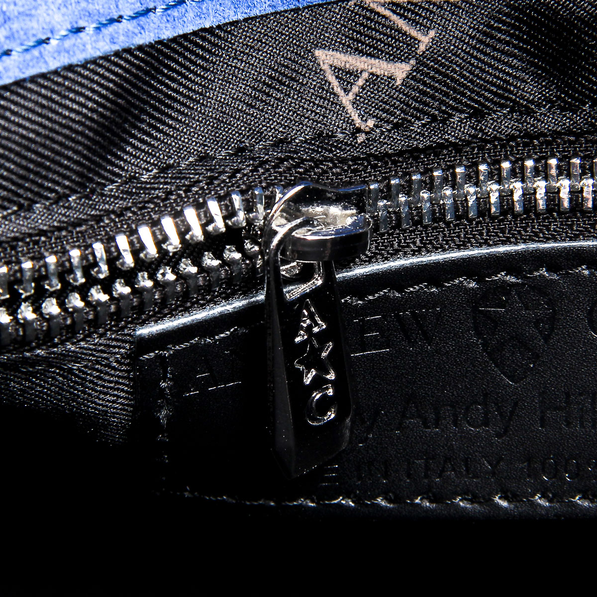Borsa a mano da donna Andrew Charles blu MELODY