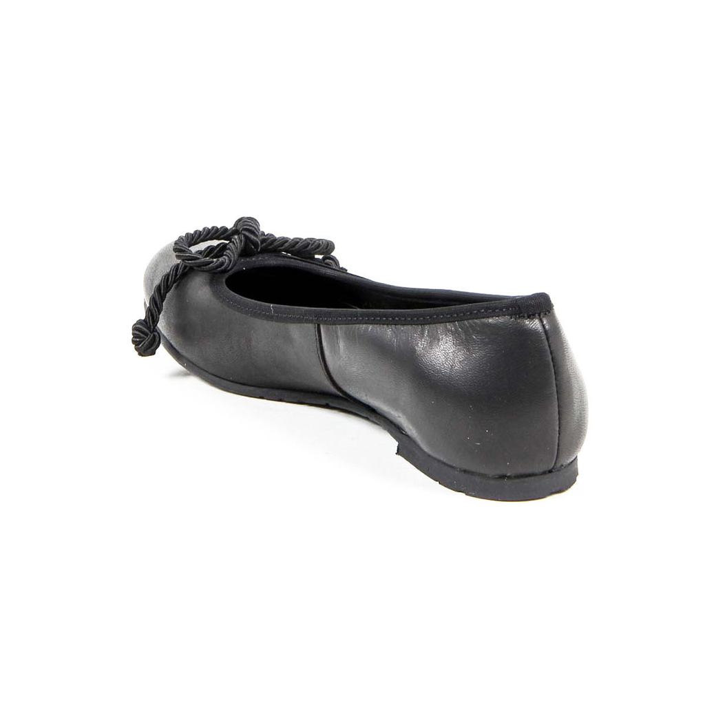 V 1969 Italia Ballerina da donna E08 NAPPA NERO CORDA