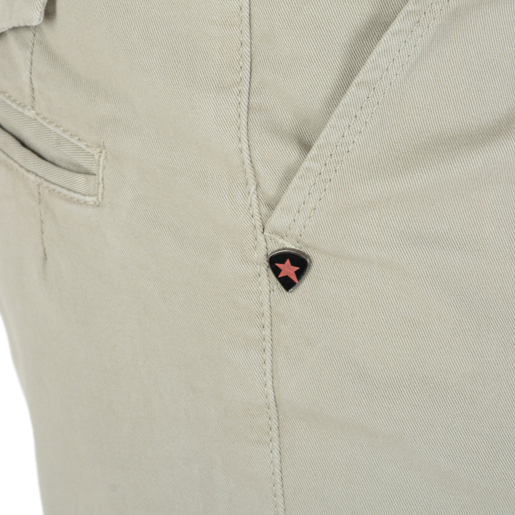 Andrew Charles Pantaloncini da uomo color talpa SADECK