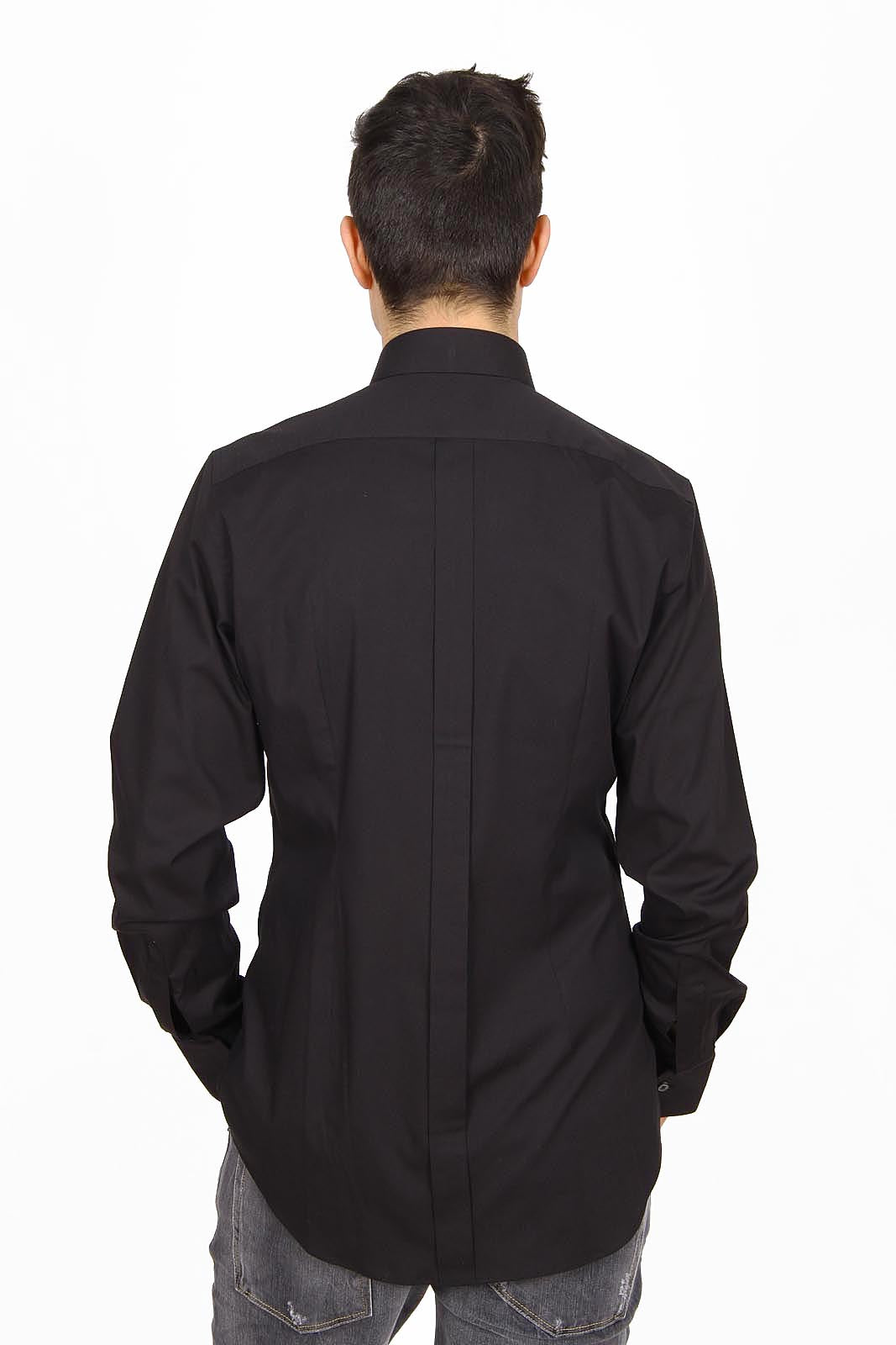 Dolce & Gabbana camicia uomo manica lunga G5CP0T FUEAJ N0000