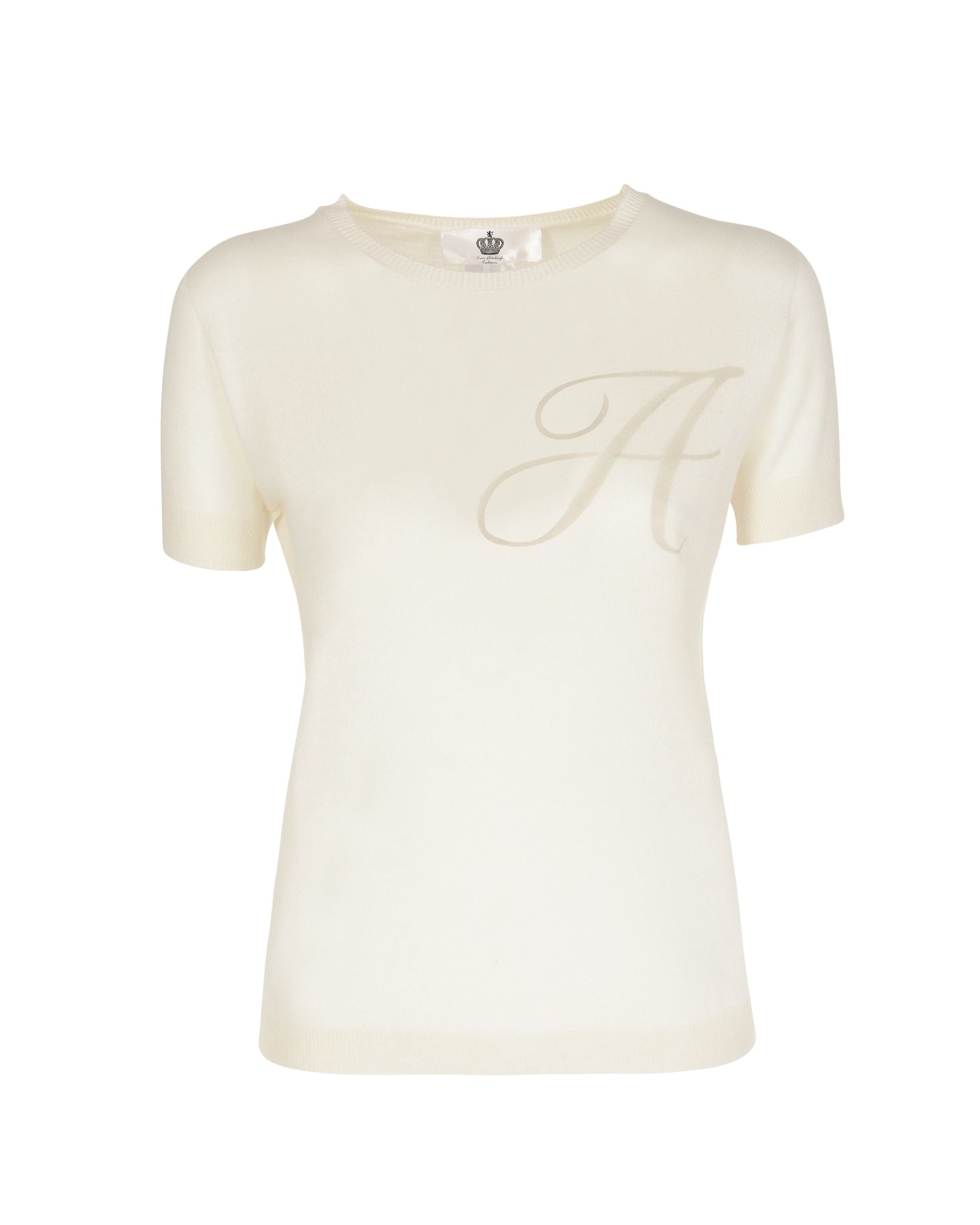 Dee Ocleppo Short Sleeve ART 003 IVORY LETTER A