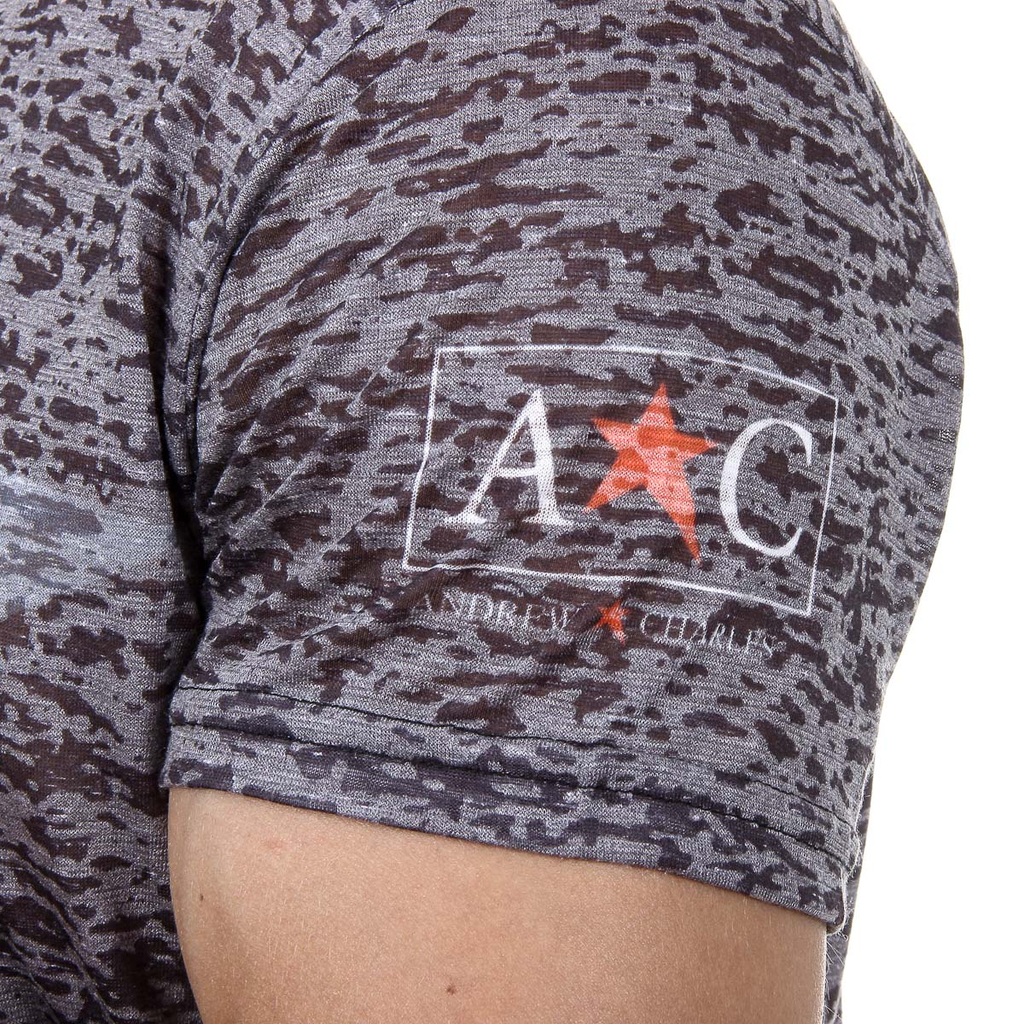 Andrew Charles T-shirt da uomo a maniche corte con scollo tondo nera LEVI