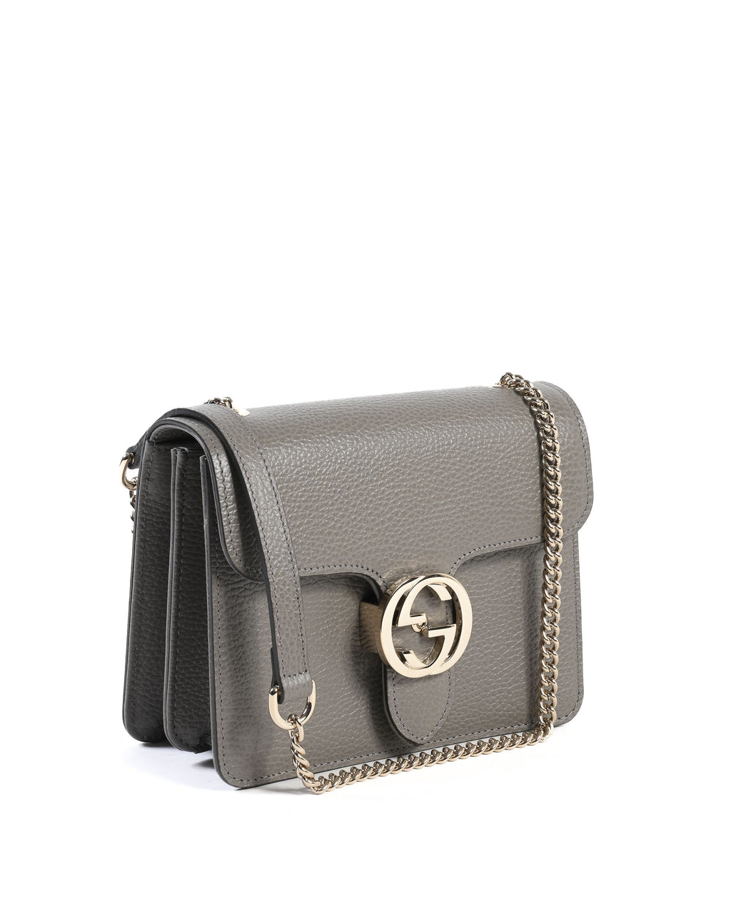Borsa Gucci Interlocking in pelle con catena 510304 CAO0G 1226