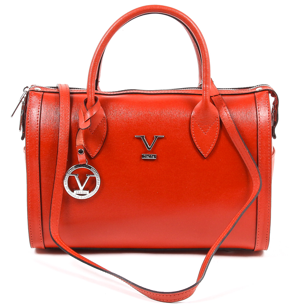Borsa da donna V 1969 Italia V014-S SAFFIANO ROSSO