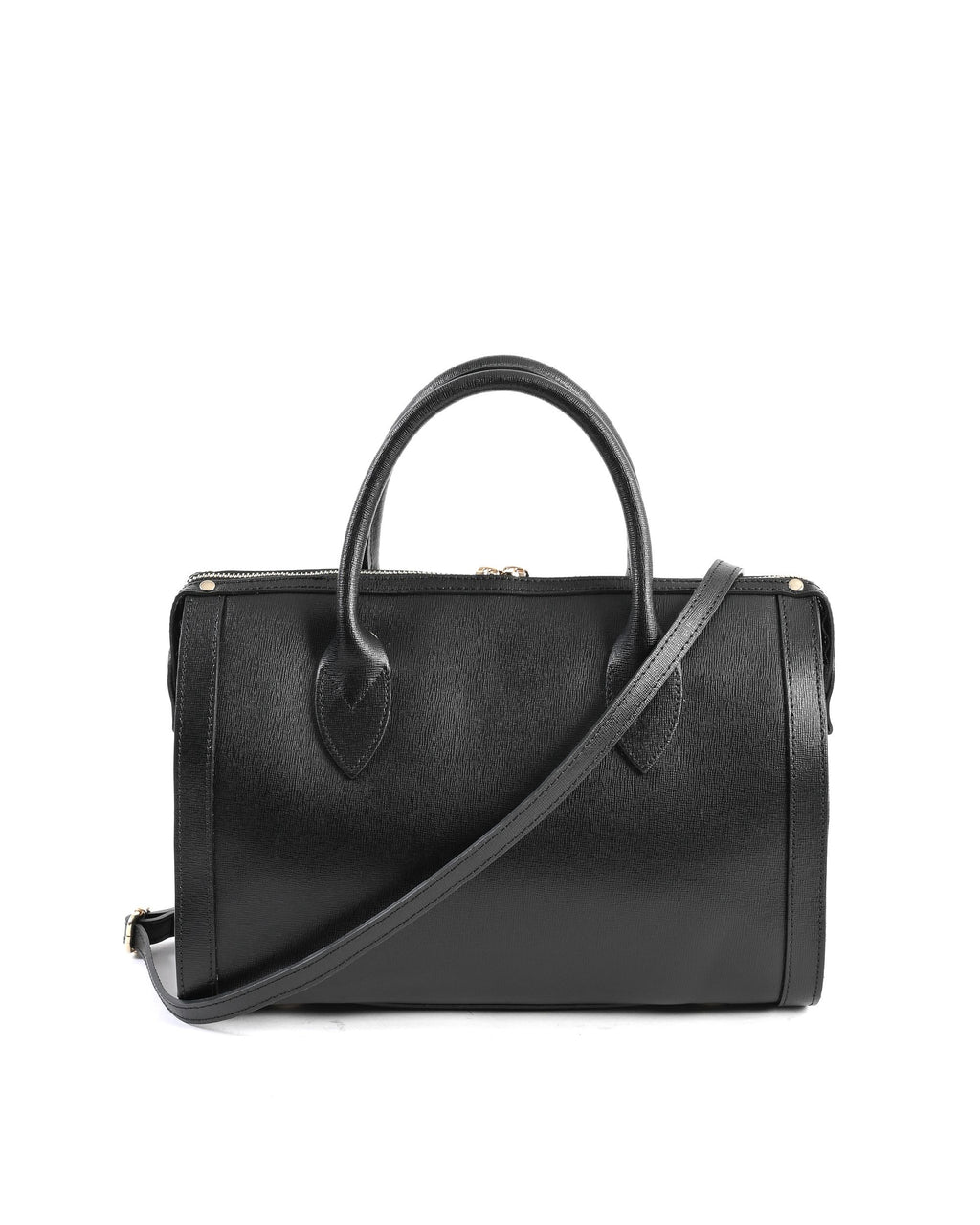 V Italia Borsa a mano da donna nera V014-G SAFFIANO NERO