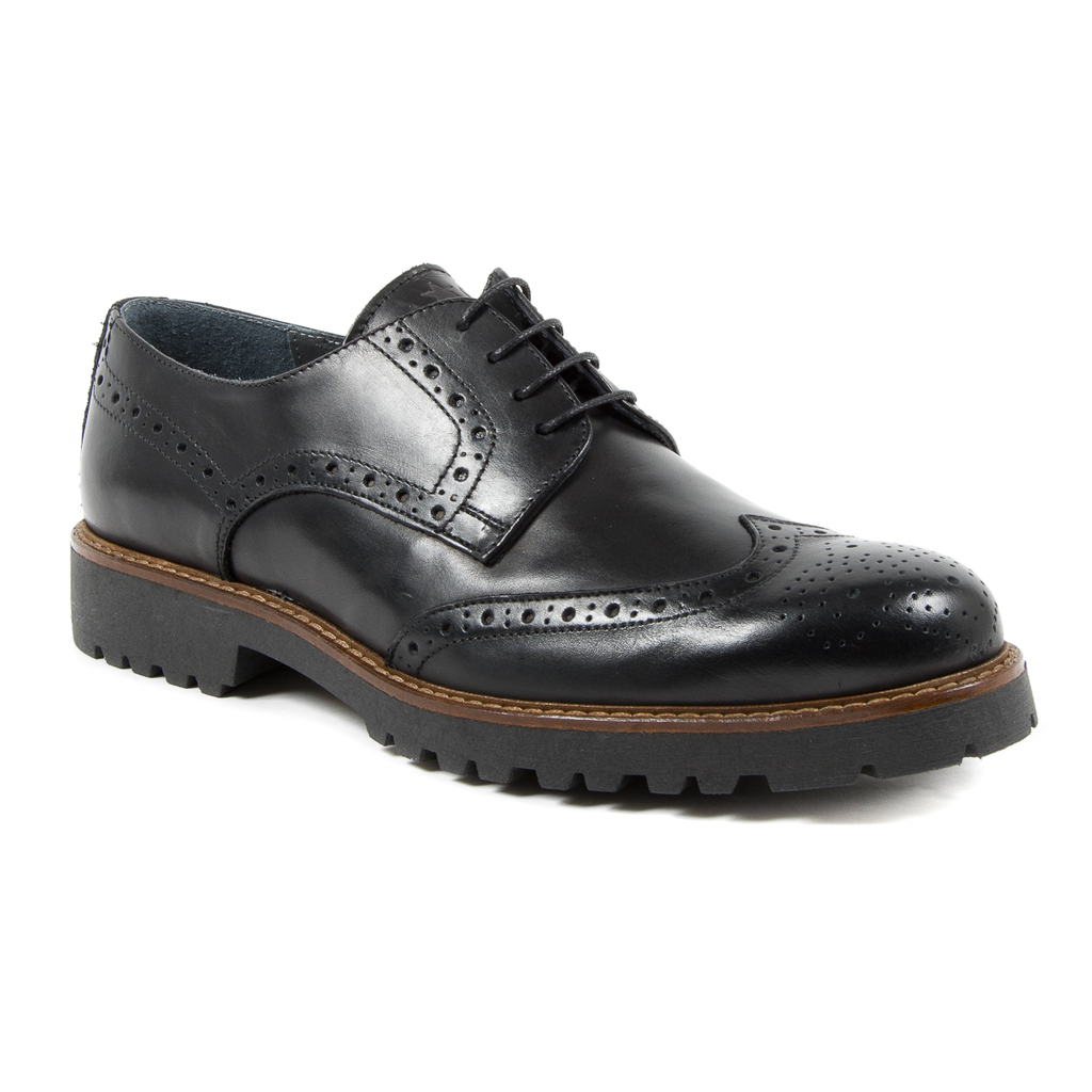 Andrew Charles Scarpa Brogue da Uomo Nera EDWIN