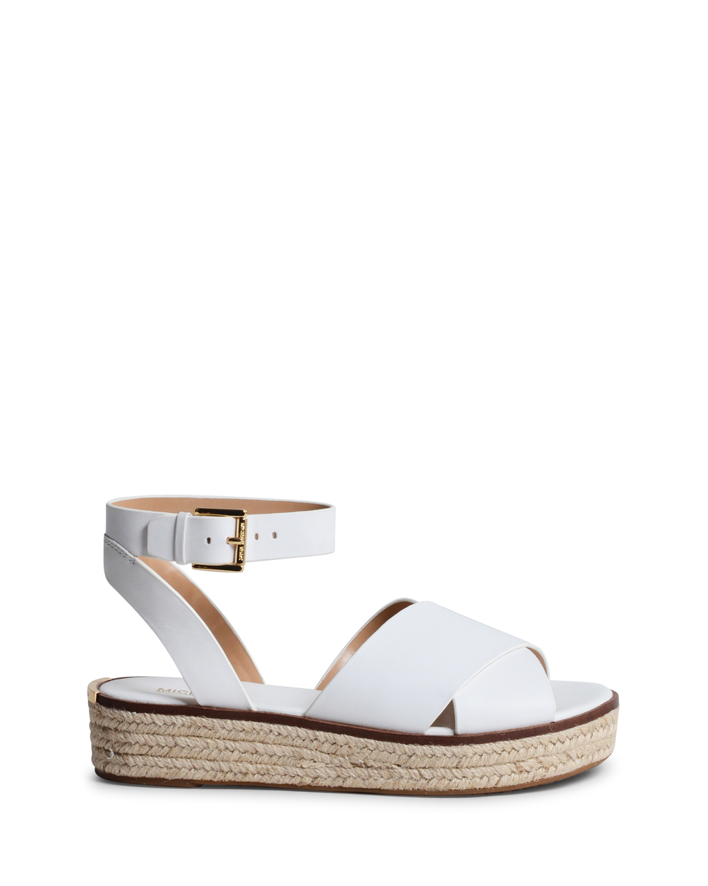 Michael Kors Sandalo con plateau da donna bianco ABBOTT