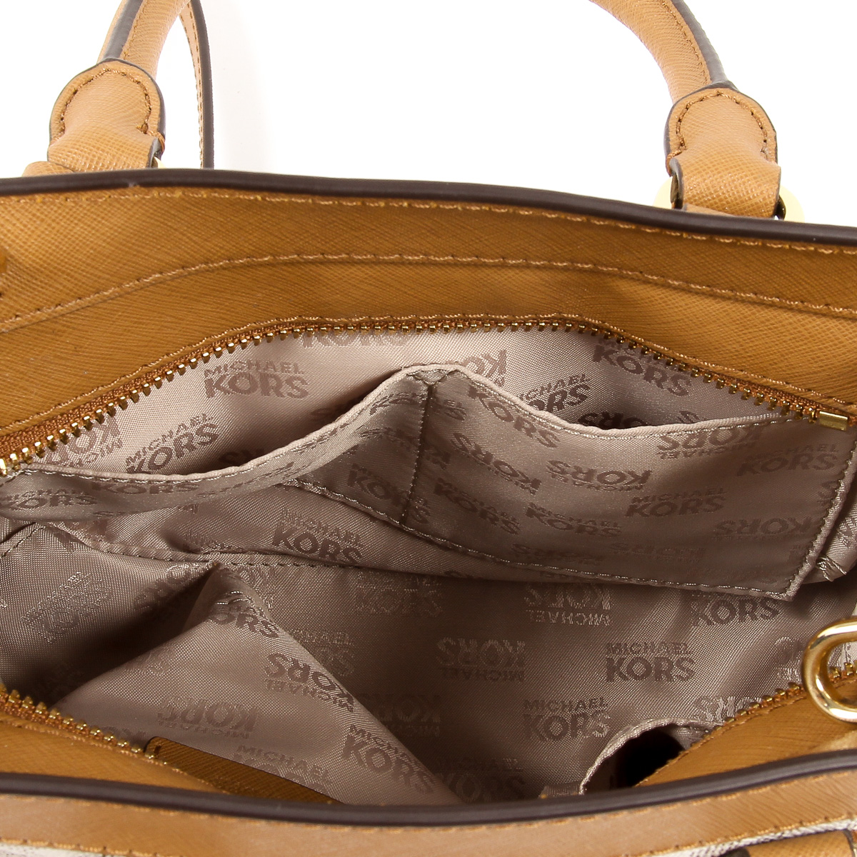 Borsa a mano da donna Michael Kors DILLON 35T7GAIS1B VANIGLIA ACRN