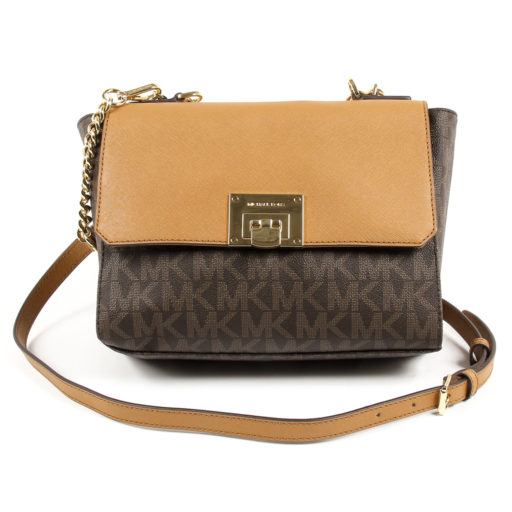 Borsa a mano da donna Michael Kors TINA 35T7GT4S6B BRN ACORN