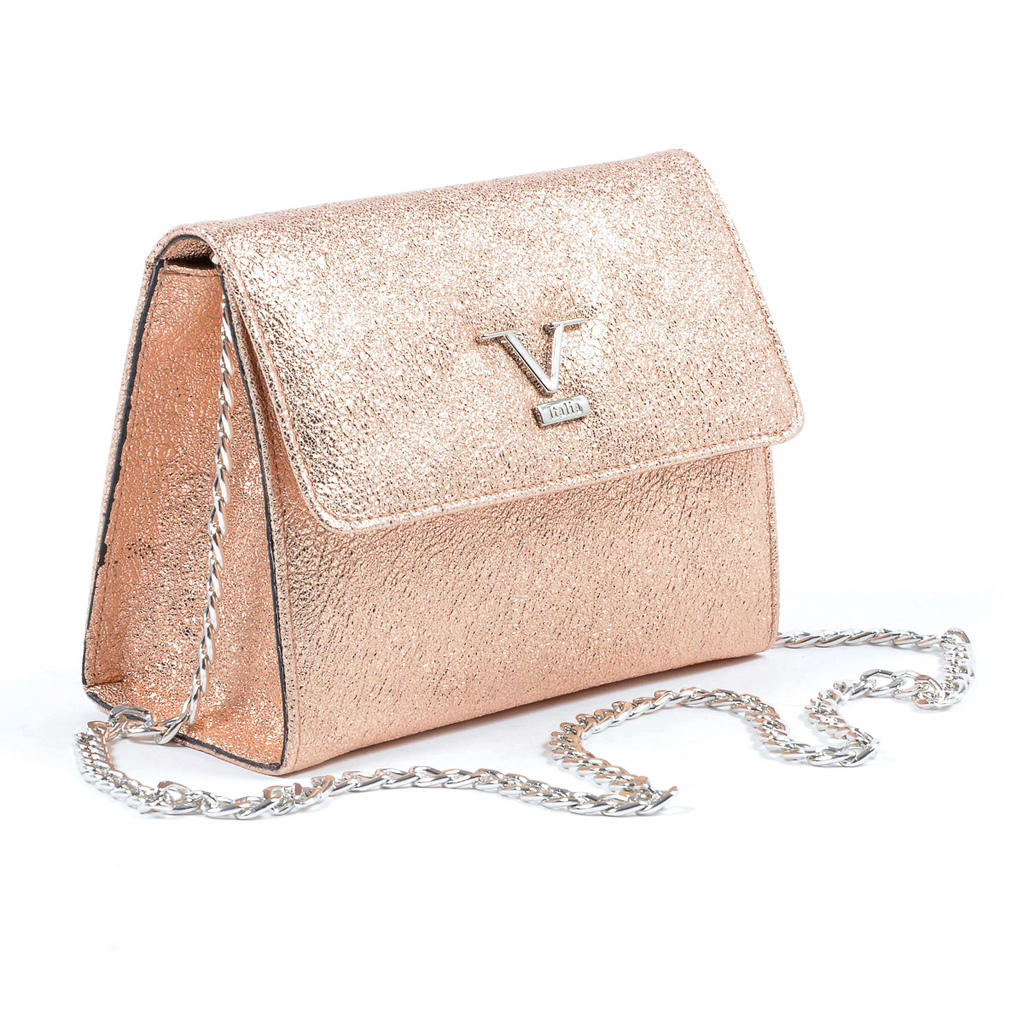 V 1969 Italia Borsa da donna rosa PANAMA