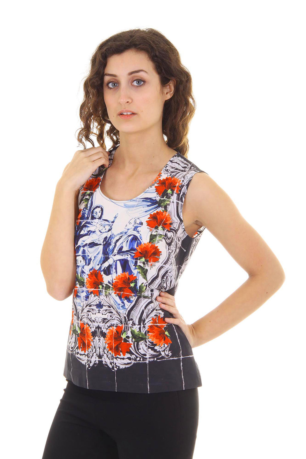 Canotta da donna Dolce & Gabbana F7O34T FP5J8 X0800