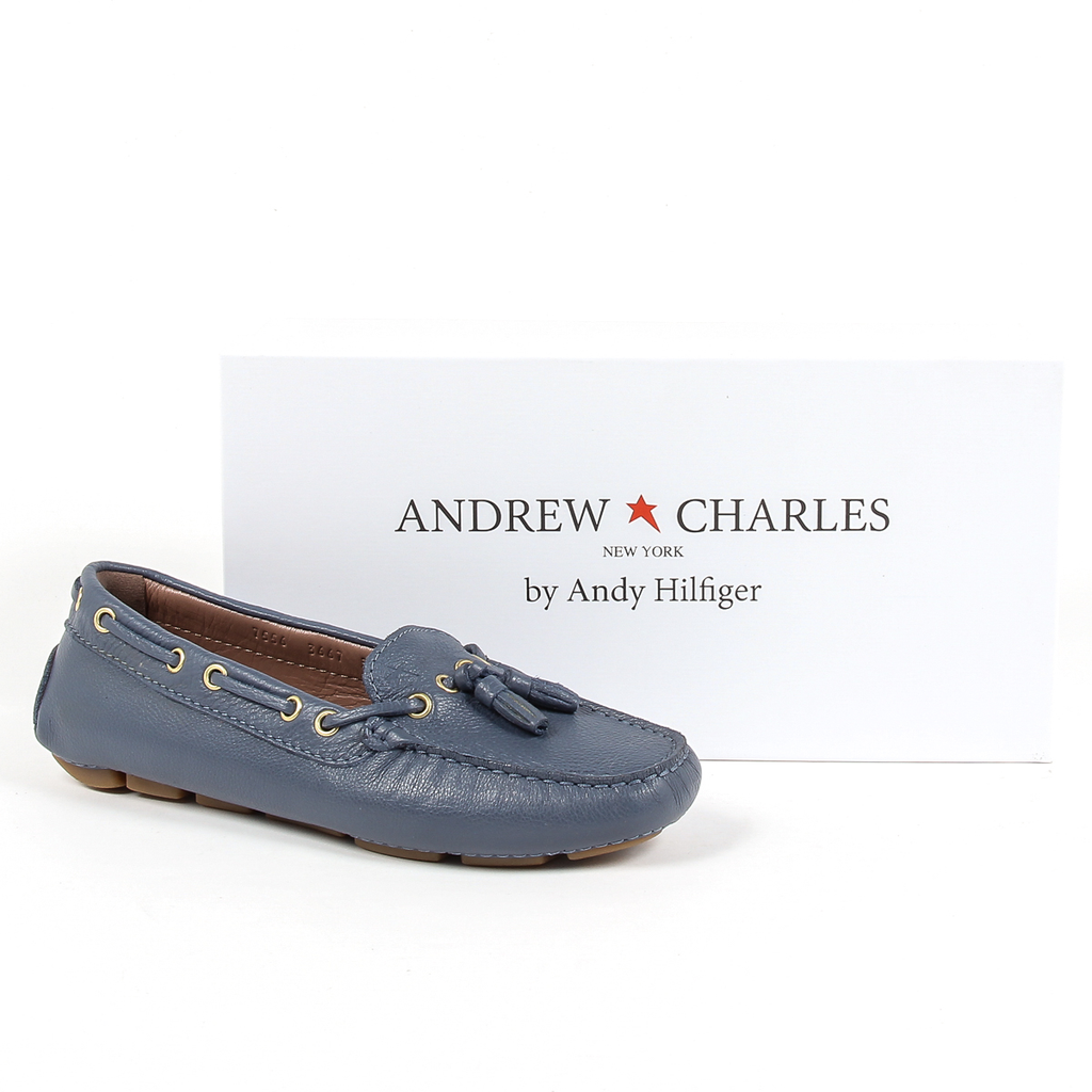 Mocassini da donna Andrew Charles Blu GIULY