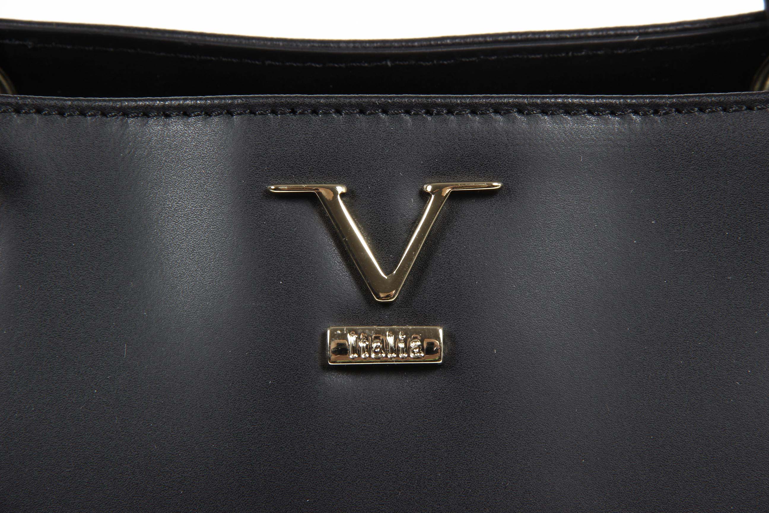 V 1969 Italia Borsa da donna V009 RUGA NERO