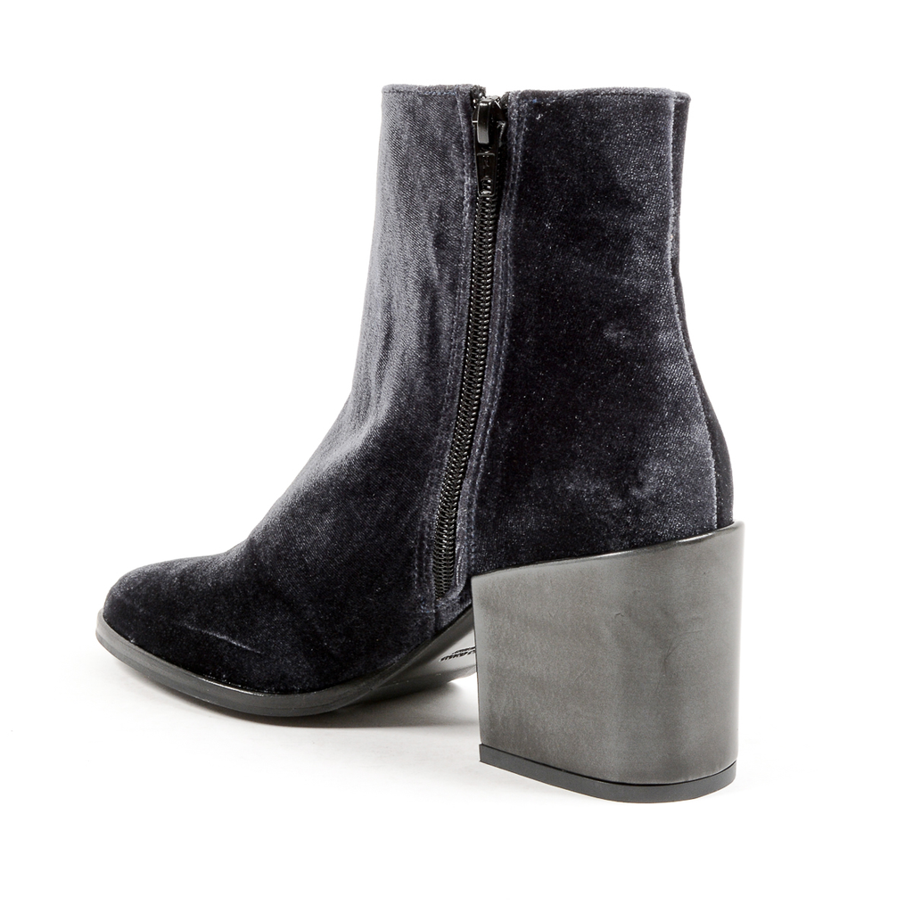 Stivaletti con tacco da donna Andrew Charles, grigi CHARLIZE