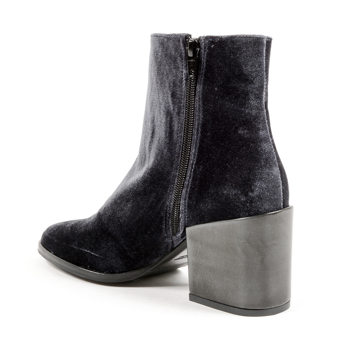 Stivaletti con tacco da donna Andrew Charles, grigi CHARLIZE