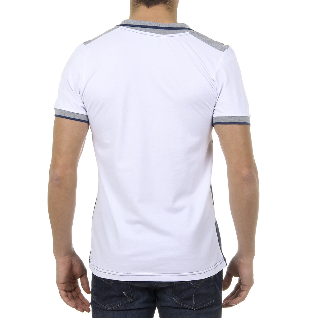 Polo da uomo a maniche corte Ufford & Suffolk Polo Club US001 INDIGO