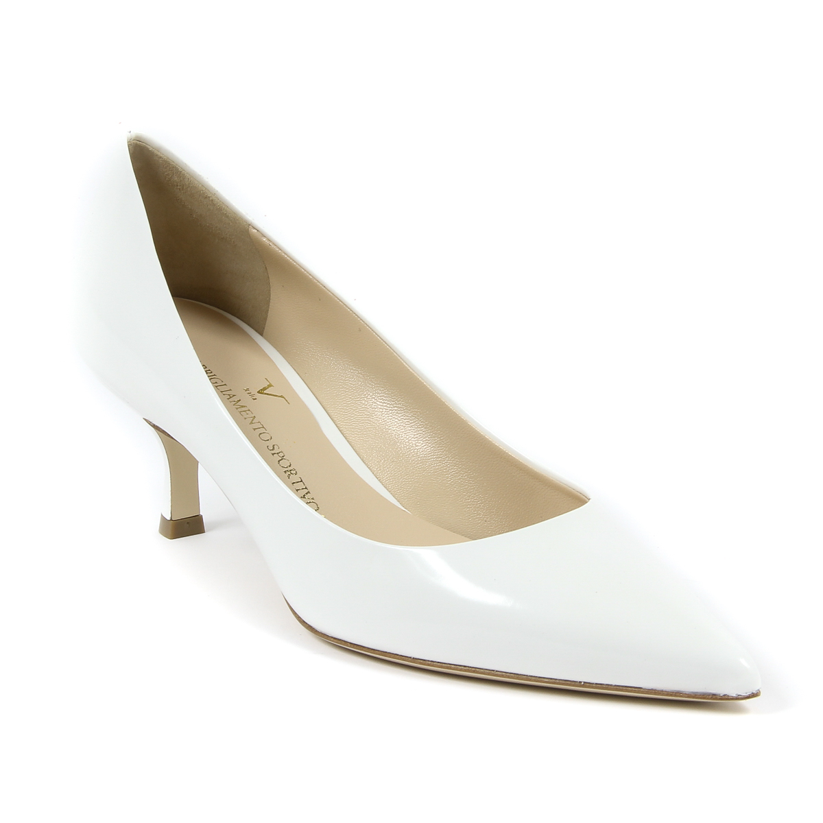V 1969 Italia Womens Pump White ASIA