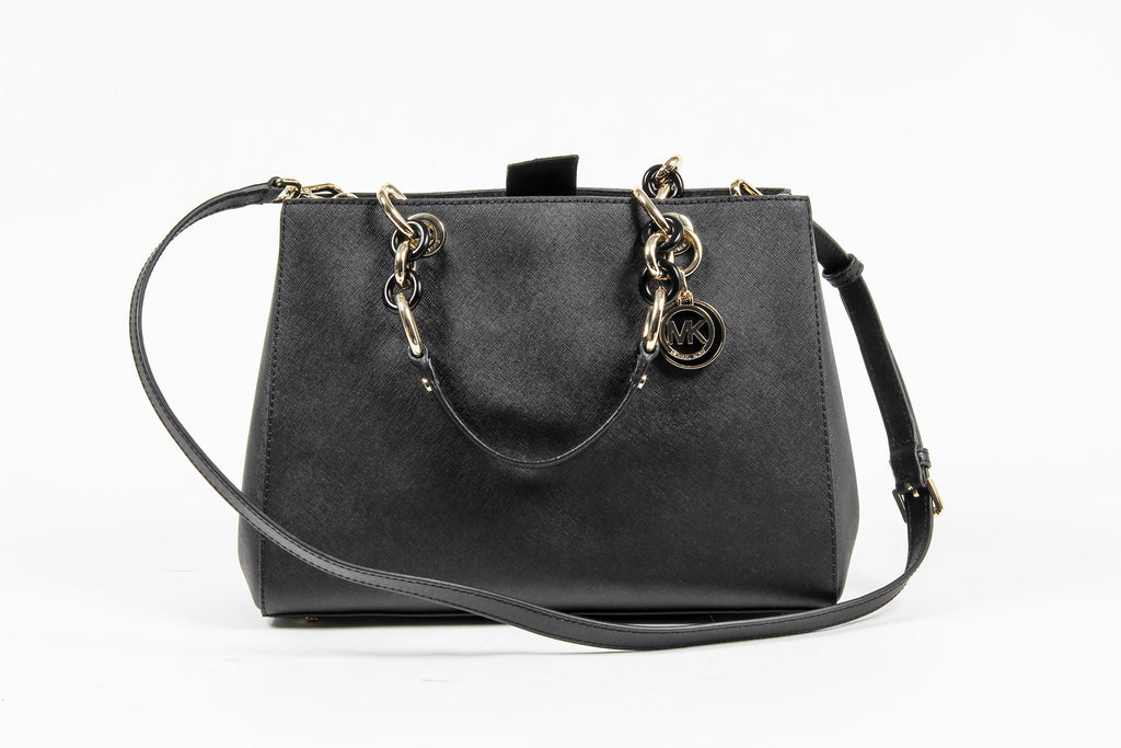 Borsa a mano Michael Kors Cynthia in pelle media da donna