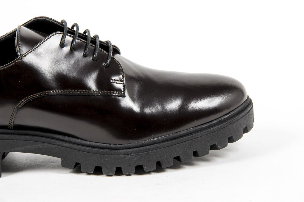 V 1969 Italia Womens Lace Up Shoe C01 ABRASIVATO MORO