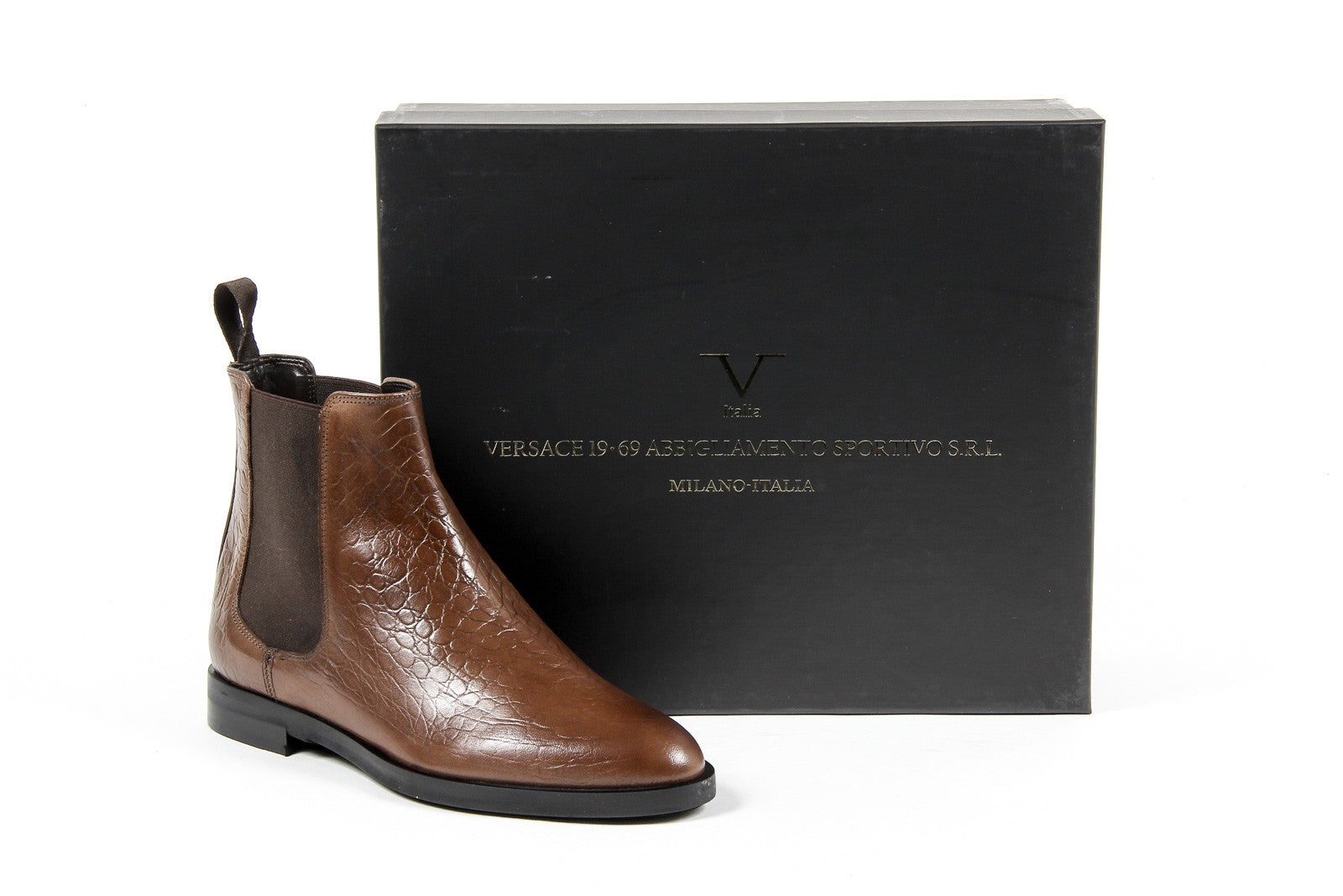 Stivaletto Donna V 1969 Italia B1578 COCCO CUOIO