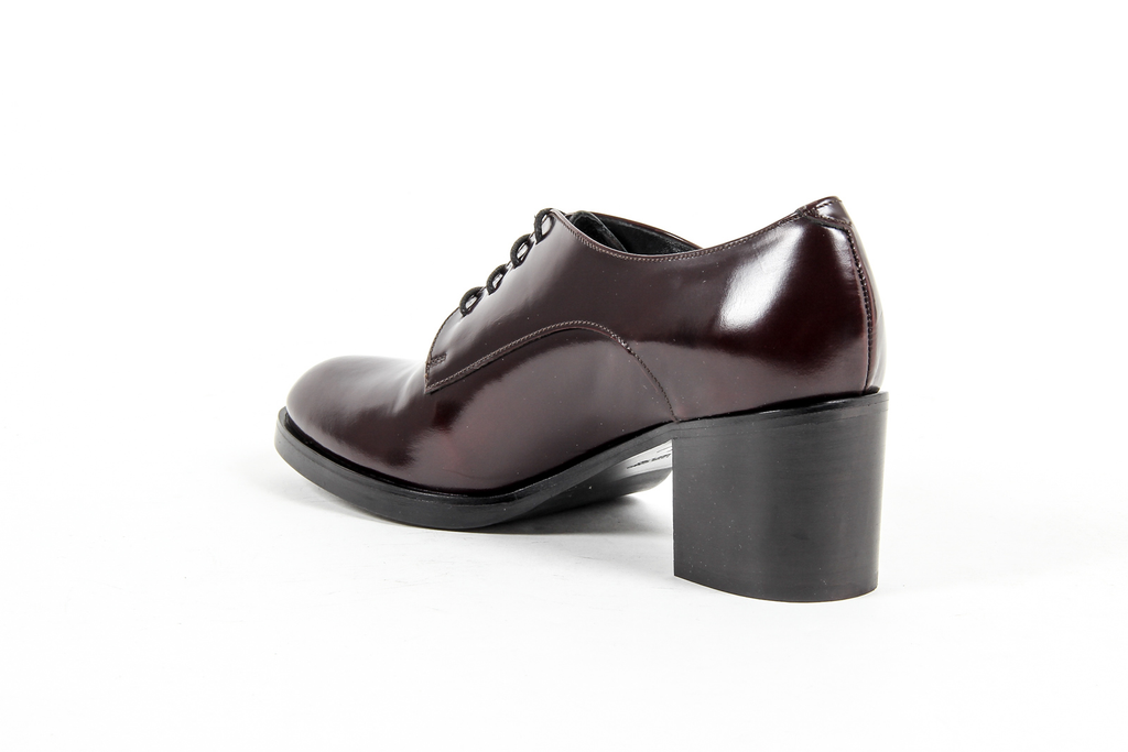 V 1969 Italia Scarpe Oxford con tacco da donna Bordeaux RITZ