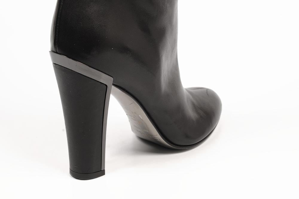 Stivale alto da donna Sebastian Milano S4588 VACCHETTA NAPPA NERO