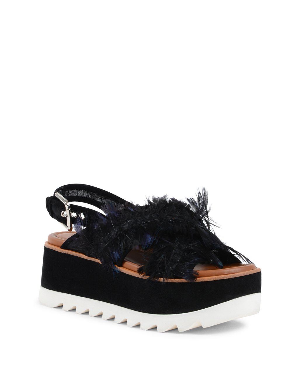 Sandalo con plateau da donna Premiata nero M4729 EGITTO NERO