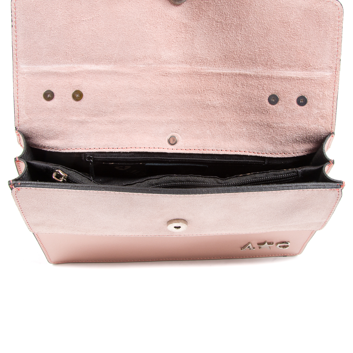Borsa a mano da donna Andrew Charles rosa RING