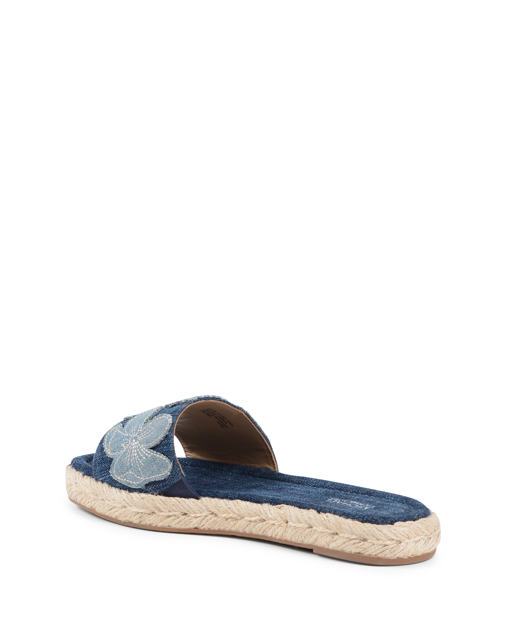 Michael Kors Pantofole da donna in denim blu DEMPSEY