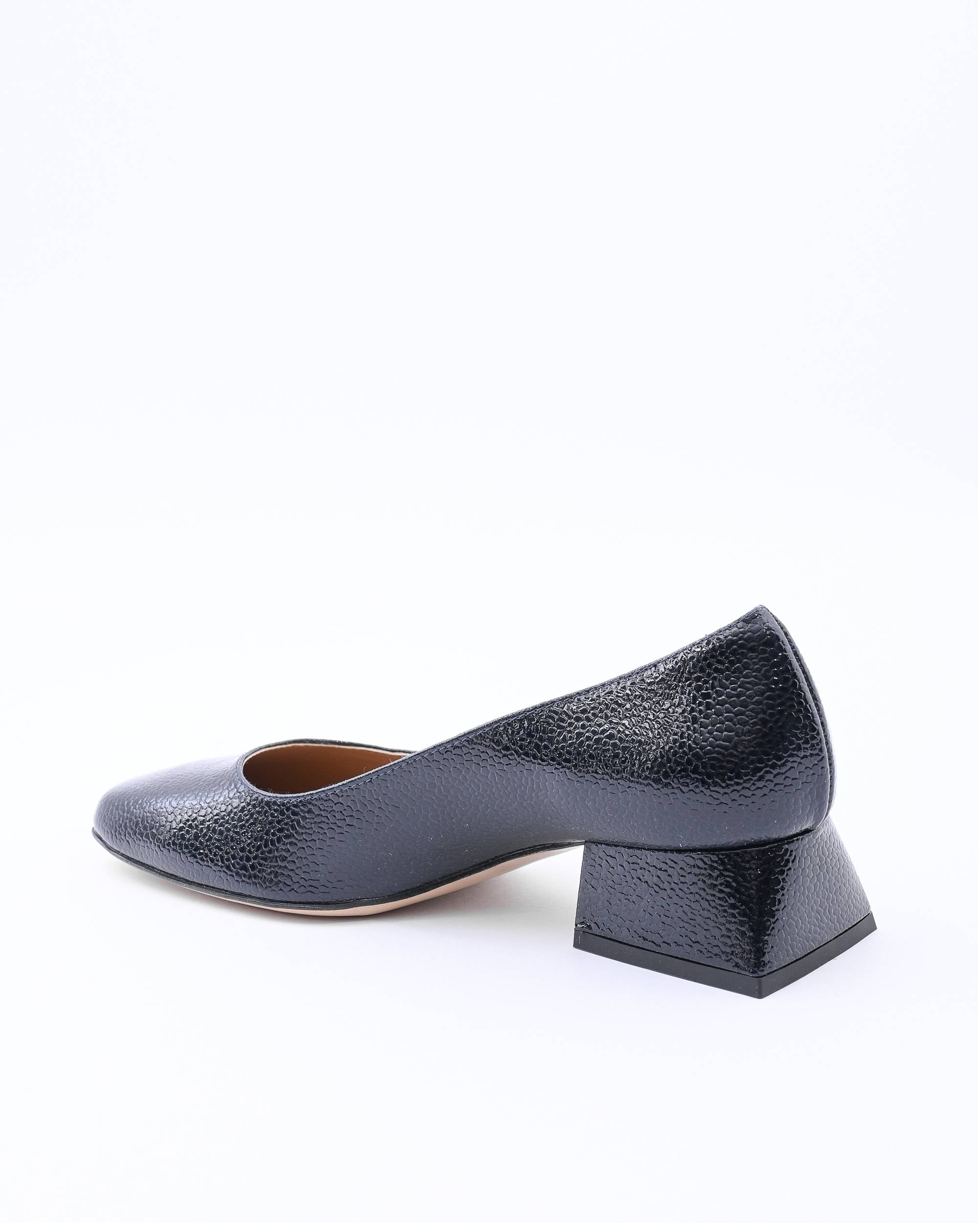 19V69 Italia Ballerina con tacco da donna SOFIA BOTTOLATO BLU NOTTE