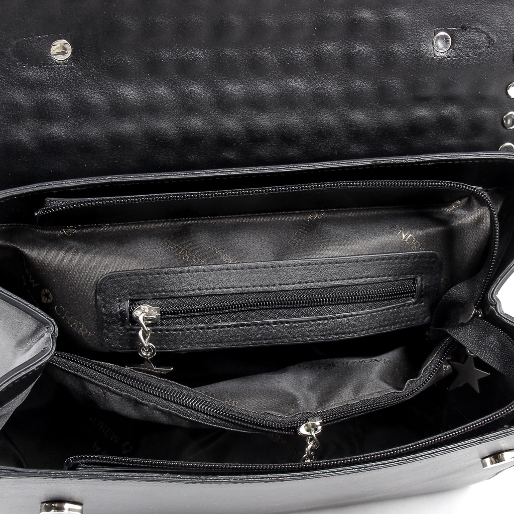 Borsa a mano da donna Andrew Charles nera BROOKLYN