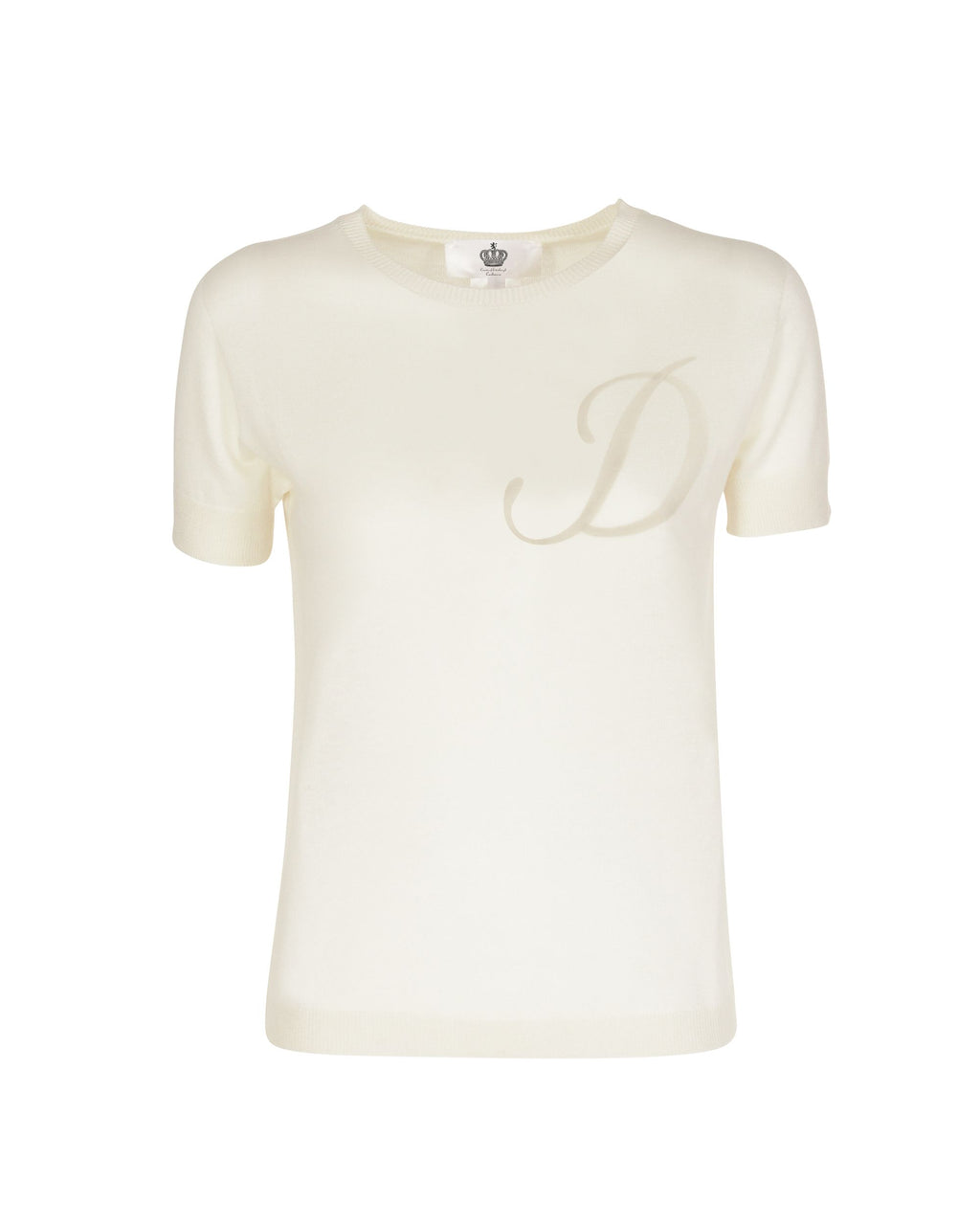 Dee Ocleppo Short Sleeve ART 003 IVORY LETTER D