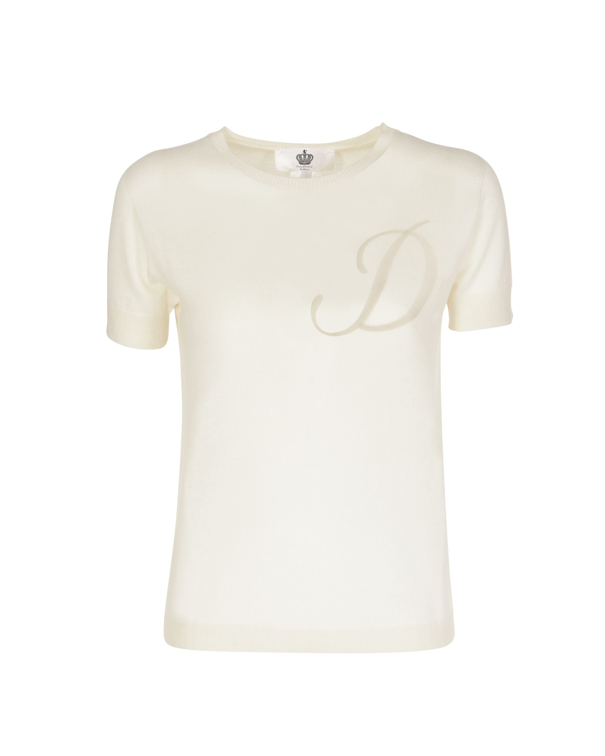 Dee Ocleppo Short Sleeve ART 003 IVORY LETTER D