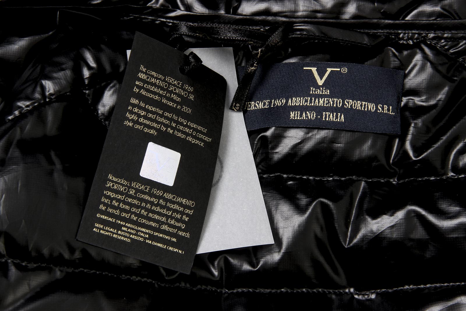 Piumino da uomo V 1969 Italia ARTICO NERO