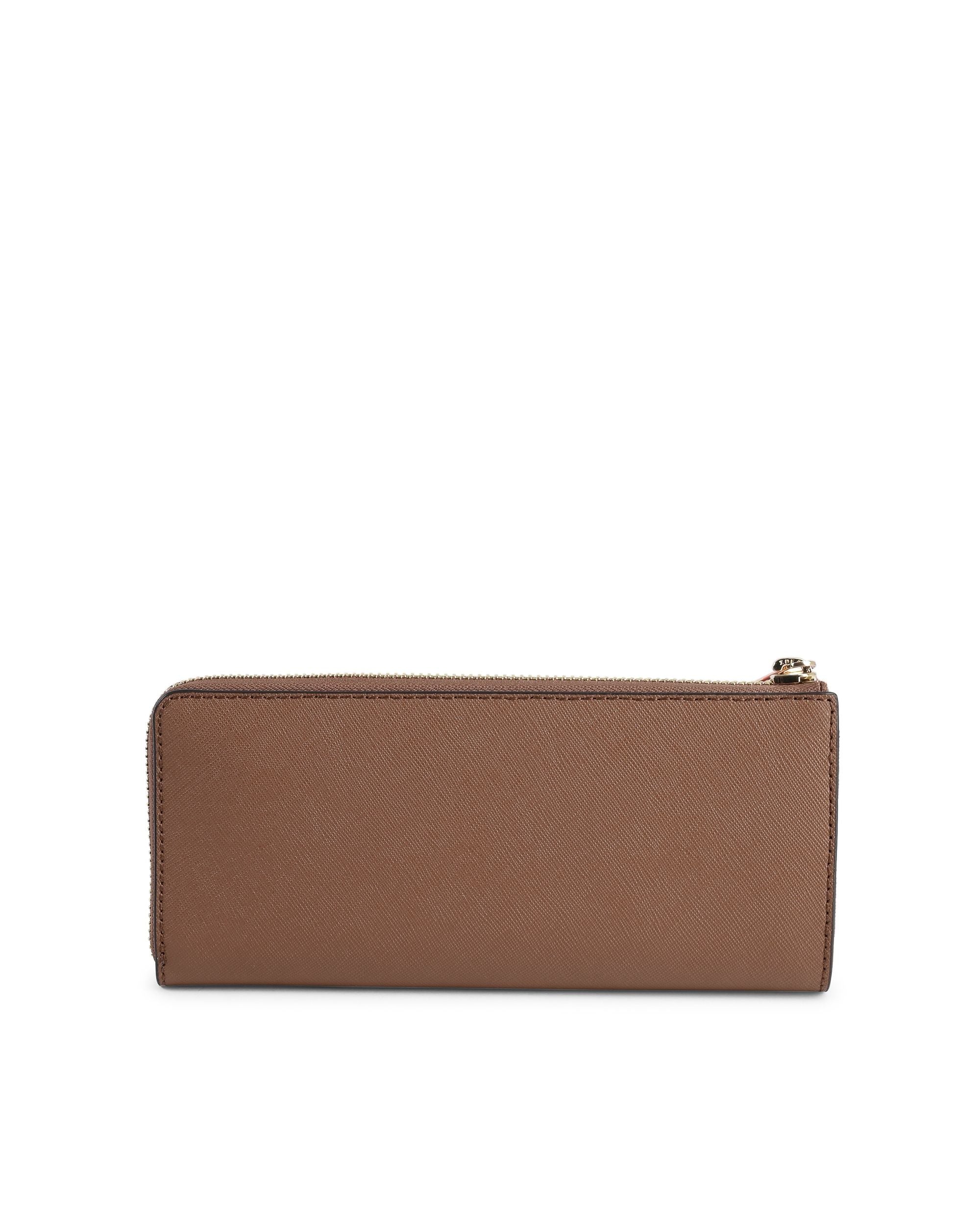 Portafoglio grande con cerniera a tre quarti Michael Kors 35T6GTVE3L LUGGAGE