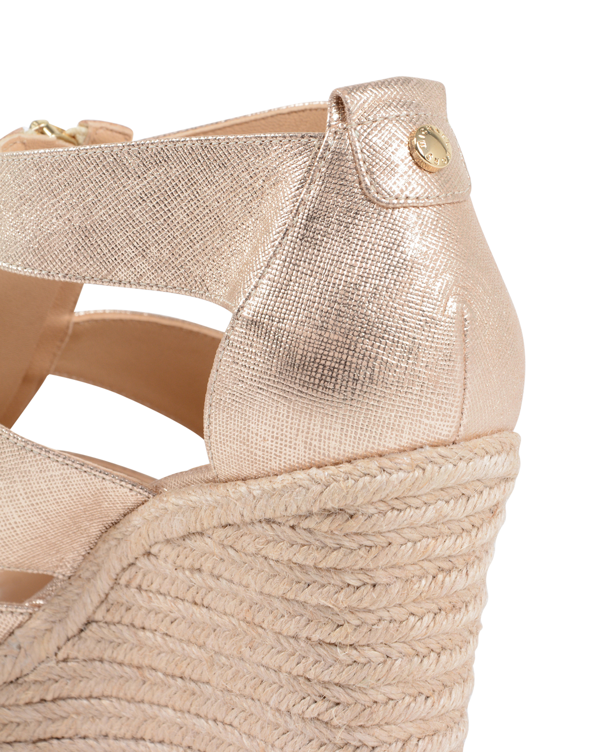 Sandali con zeppa da donna Michael Kors dorati DAMITA