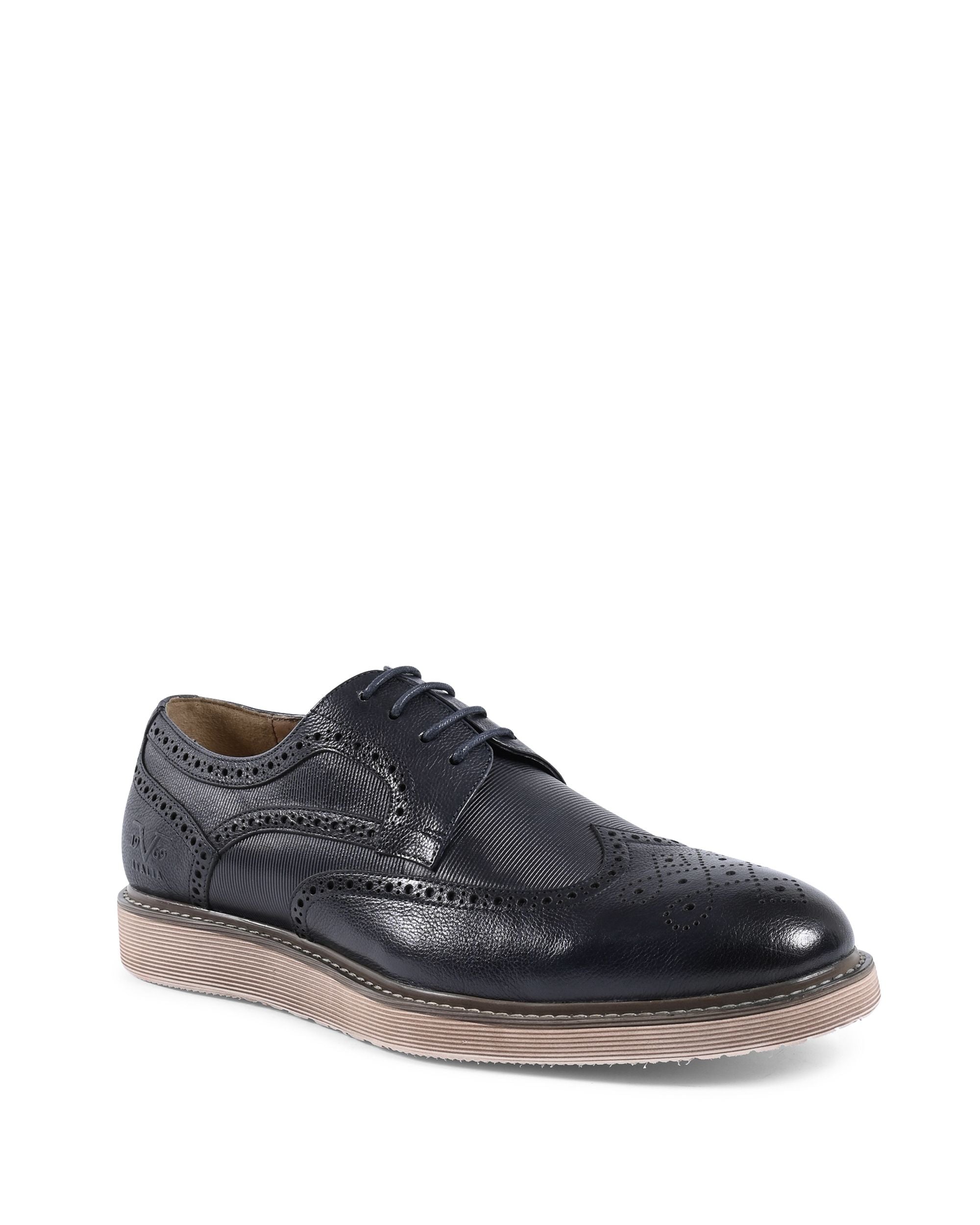 19V69 Italia Scarpe stringate da uomo blu scuro YO F1605-016 NAVY