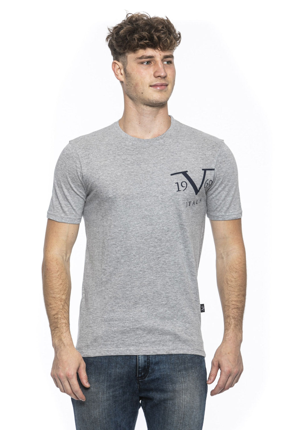 19V69 Italia T-Shirt Uomo Grigia MIKE GREY