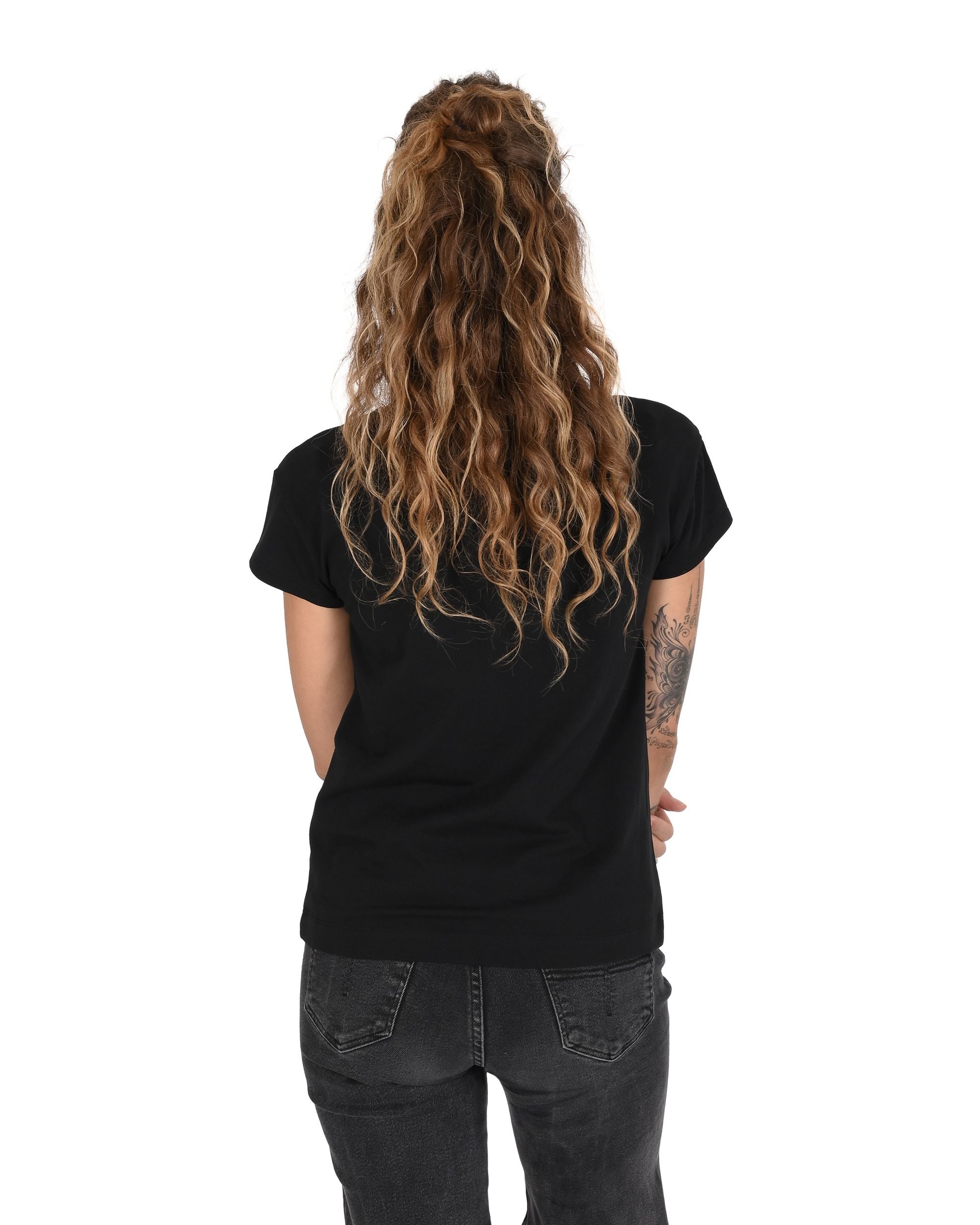 T-shirt da donna Love Moschino W 4 F30 2O E 2264 C74 NERO